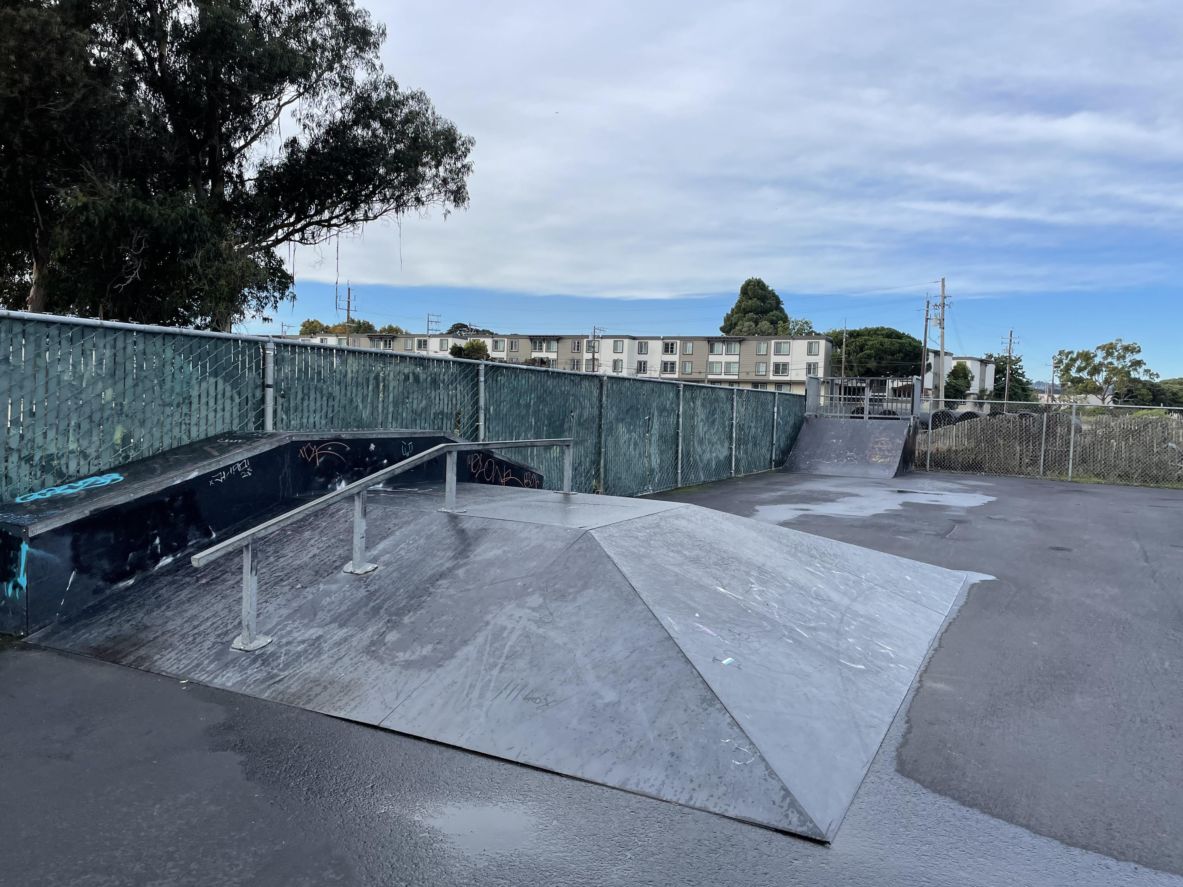 Orange skatepark